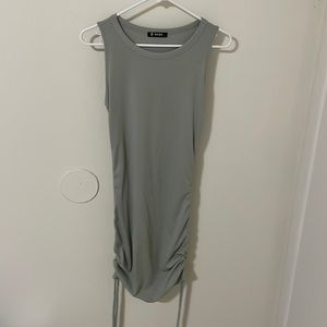 Light green BTFBM drawstring dress